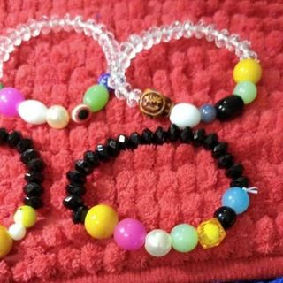 Vòng tay phong thủy mix nhiều màu sắc chuỗi đeo tay nam nữ