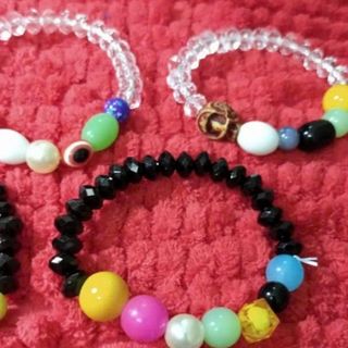 Vòng tay phong thủy mix nhiều màu sắc chuỗi đeo tay nam nữ