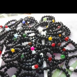 Chuỗi đeo tay đá thạch anh đen 10ly đẹp nha mẫu mới