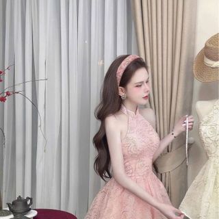 Set áo yến tết quần tơ