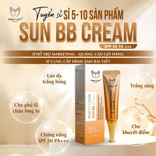 Kem Chống Nắng BB PERFECT FACE SUN CREAM SPF 50 PA+++ MINH LADY BEAUTY