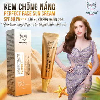Kem Chống Nắng BB PERFECT FACE SUN CREAM SPF 50 PA+++ MINH LADY BEAUTY