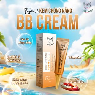 Kem Chống Nắng BB PERFECT FACE SUN CREAM SPF 50 PA+++ MINH LADY BEAUTY