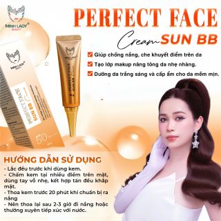 Kem Chống Nắng BB PERFECT FACE SUN CREAM SPF 50 PA+++ MINH LADY BEAUTY