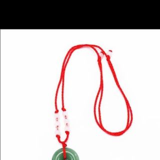 Dây chuyền phong thủy dây đỏ free size kèm mặt nha