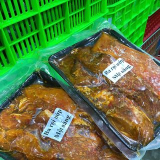 Thịt heo 1 nắng ướp vị vừa ăn ngon ngọt khay 500g (giao tphcm)