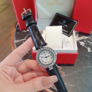 XẢ NHANH ĐỒNG HỒ NỮ THỜI TRANG RODAL DÂY DA VIỀN ĐÁ MINI