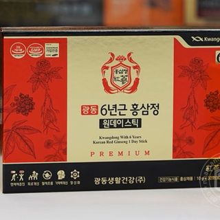Kwangdong 6 Năm Tuổi – Hồng Sâm Cao Cấp Dạng Stick PREMIUM
