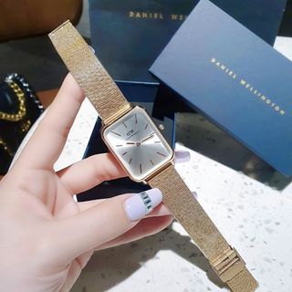 XẢ RẺ ĐỒNG HỒ NAM THỜI TRANG DANIEL W QUARDO LƯỚI CHỮ NHẬT