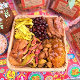 TRÁI CÂY SẤY DẺO MIX CHUA NHIỀU VỊ 500G, ĂN VẶT CỰC ĐÃ - WINNIE HOUSE