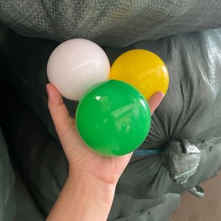 Combo 100 bóng nhựa mix màu ngẫu nhiên siêu đẹp, an toàn cho bé