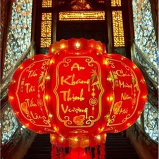 Đèn lồng điện 80# (53cm) trang trí tết