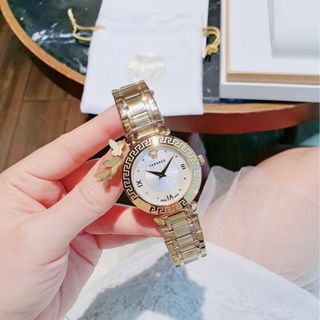 ĐỒNG HỒ NỮ CAO CẤP VERSEC DÂY THÉP VÀNG VÀ DEMI MẶT XÀ CỪ