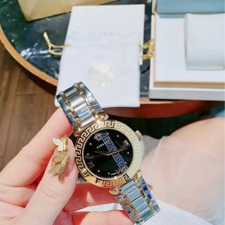 ĐỒNG HỒ NỮ CAO CẤP VERSEC DÂY THÉP VÀNG VÀ DEMI MẶT XÀ CỪ