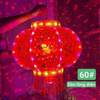 Đèn lồng điện 70# (46cm) trang trí tết