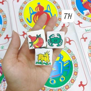 BỘ BẦU CUA TÔM CÁ BẰNG GIẤY