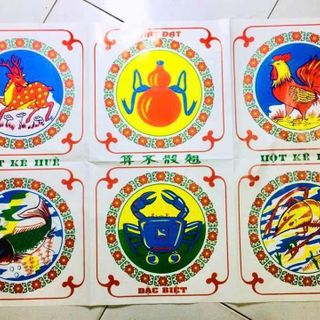 BỘ BẦU CUA TÔM CÁ BẰNG GIẤY