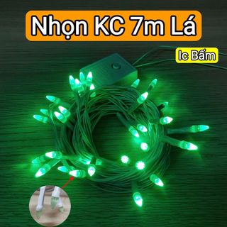 DÂY ĐÈN LED KIM CƯƠNG MÀU XANH LÁ 7M 32 BÓNG IC LỚN