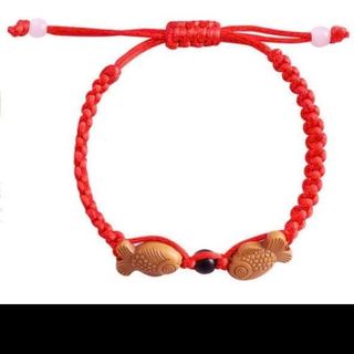 Vòng tay song ngư dây rút free size vòng phong thủy