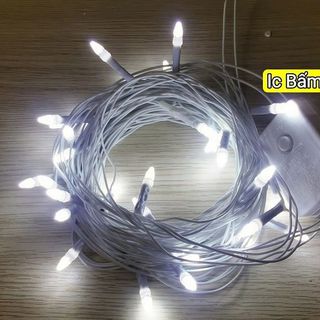 DÂY ĐÈN LED KIM CƯƠNG MÀU TRẮNG 7M 32 BÓNG IC LỚN
