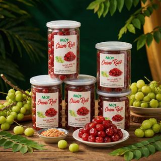 MỨT CHÙM RUỘT CHUA NGỌT 500G NHÀ LÀM, ĂN VẶT SIÊU BẮT MIỆNG - WINNIE HOUSE