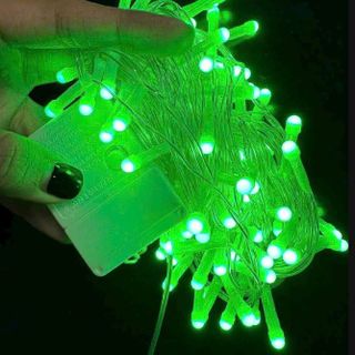 DÂY ĐÈN LED 10M 100 BÓNG MÀU XANH LÁ IC LỚN