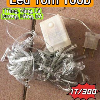 DÂY ĐÈN LED 10M 100 BÓNG MÀU XANH LÁ IC LỚN