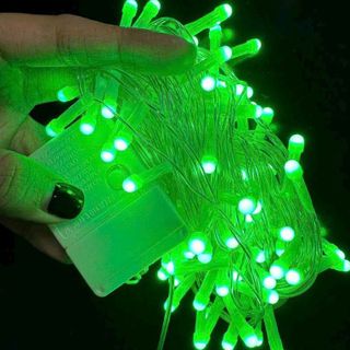 DÂY ĐÈN LED 10M 100 BÓNG MÀU XANH LÁ IC LỚN