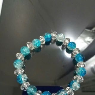 Chuỗi vòng đeo tay mẫu y hình nha ms0399 đá tuyết mix