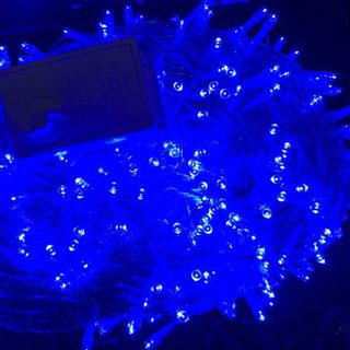 DÂY ĐÈN LED 10M 100 BÓNG MÀU XANH DƯƠNG IC LỚN