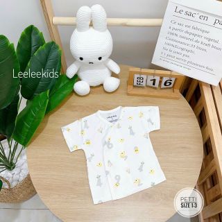 Set 10 áo cộc tay Petit đẹp mềm mại size 1-2-3 cho bé