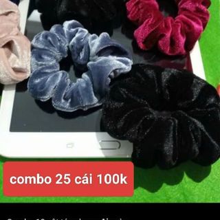 Cột tóc nhung mẫu mới nhiều màu sắc nha