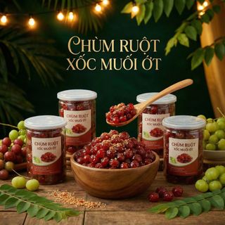 CHÙM RUỘT XỐC MUỐI ỚT CỰC NGON 500G - WINNIE HOUSE