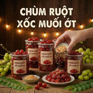 CHÙM RUỘT XỐC MUỐI ỚT CỰC NGON 500G - WINNIE HOUSE