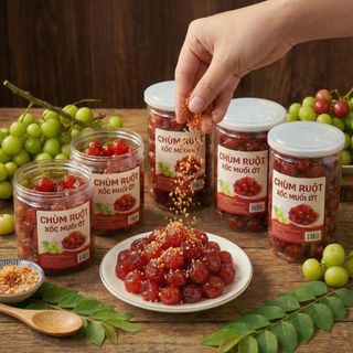 CHÙM RUỘT XỐC MUỐI ỚT CỰC NGON 500G - WINNIE HOUSE