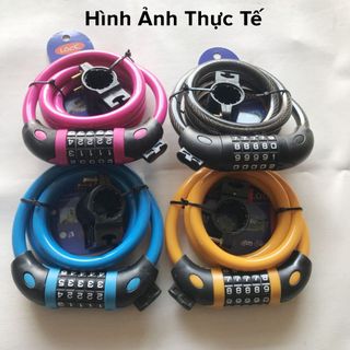 KHOÁ XE ĐẠP CHỐNG TRỘM 5 SỐ DÀI 120CM