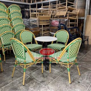 Ghế mây nhựa cafe cao cấp giá rẻ hàng có sẵn