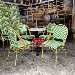 Ghế mây nhựa cafe cao cấp giá rẻ hàng có sẵn