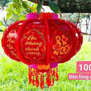 Đèn lồng điện 100# (59cm) trang trí tết