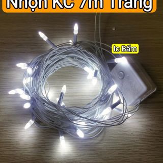 DÂY ĐÈN LED KIM CƯƠNG MÀU VÀNG 7M 32 BÓNG IC LỚN