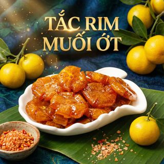 TẮC RIM MUỐI ỚT SIÊU NGON THƠM LỪNG 500G - WINNIE HOUSE