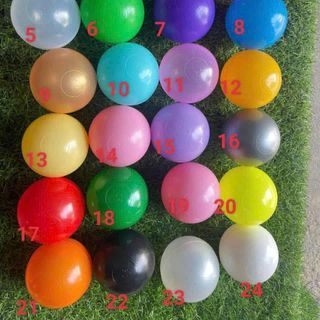 Combo 100 bóng nhựa mix màu ngẫu nhiên siêu đẹp, an toàn cho bé