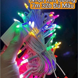 DÂY ĐÈN LED KIM CƯƠNG ĐỦ MÀU 7M 32 BÓNG IC LỚN