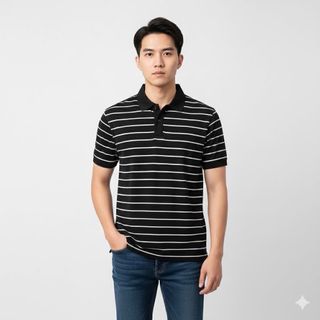 Áo cổ bẻ nam-áo cổ trụ nam