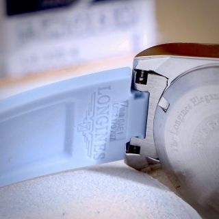 LONGIN 𝐂𝐨𝐧𝐪𝐮𝐞𝐬𝐭 𝐋𝟑.𝟒𝟑𝟎.𝟒.𝟗𝟐.𝟗 𝐁𝐥𝐮𝐞 𝐒𝐢𝐥𝐢𝐜𝐨𝐧𝐞 𝐖𝐚𝐭𝐜𝐡 𝟑𝟒𝐦𝐦