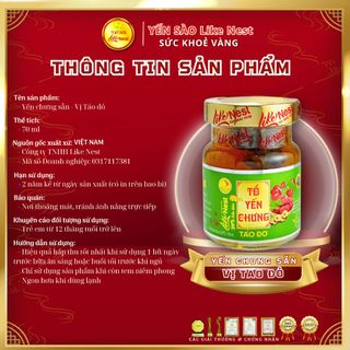 Yến chưng sẵn vị Táo đỏ 32% - Giỏ 6 mini - Like Nest