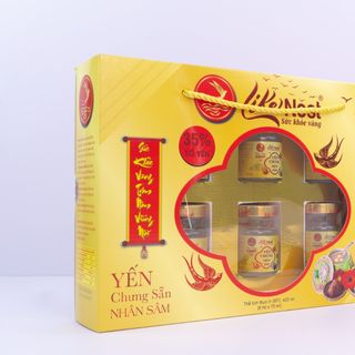 Yến chưng sẵn cao cấp vị Nhân Sâm 35% - Hộp quà vip - Like Nest