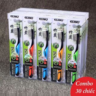 HỘP 30 BÀN CHẢI THAN TRE BOSSI HÀN QUỐC