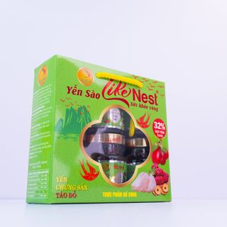 Yến chưng sẵn vị Táo đỏ 32% - Giỏ 6 mini - Like Nest