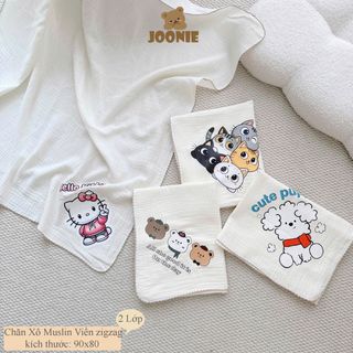 Khăn Tắm Đa Năng Xô Muslin 2 lớp Cho Bé